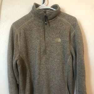 North face brown sweater